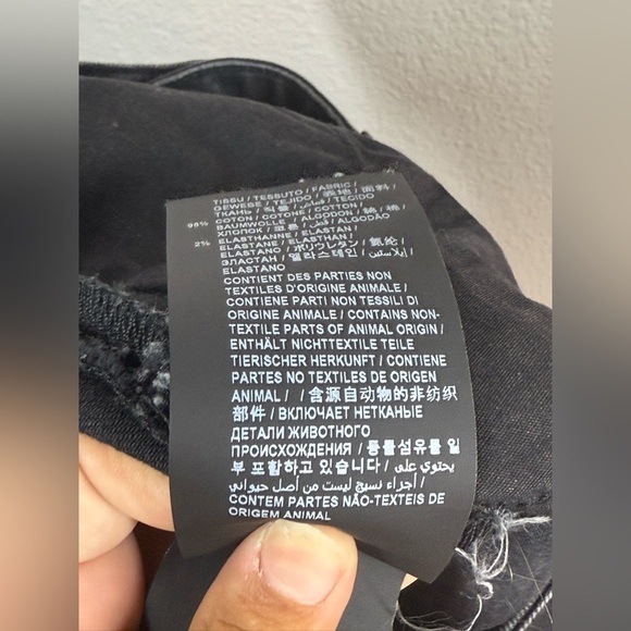 Saint Laurent Black Skinny Jeans d05 w/sk-mw Size 29 - Picture 10 of 11